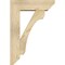 Ekena Millwork Legacy Slat Rough Sawn Bracket w/ Offset Brace, Douglas Fir, 6"W x 18"D x 26"H BKT0604X18X26LEC06RDF - alternate 4